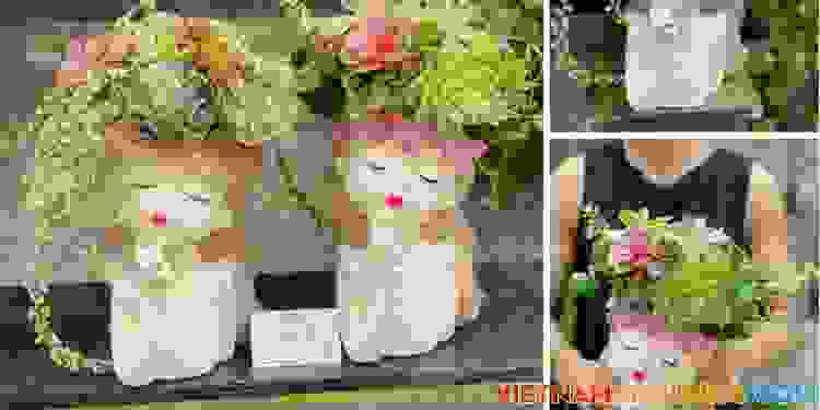 Tranh chân dung màu nước, hoa sen đá…. lên ngôi