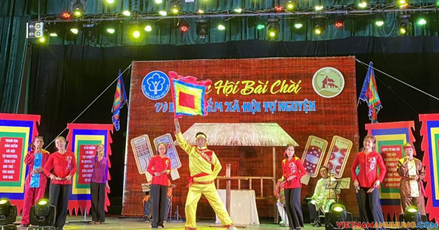 Tuyên truyền chính sách BHXH tự nguyện thông qua nghệ thuật hô hát bài chòi