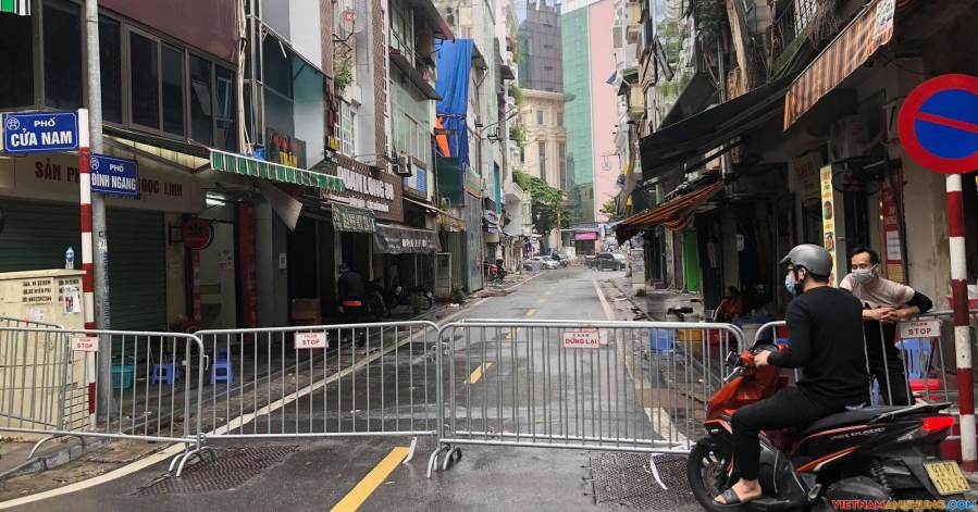 10 ca dương tính từ vùng có dịch về, chốt chặn phố Đình Ngang