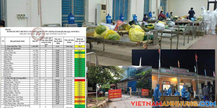 Ca mắc Covid-19 tăng nhanh, Phú Thọ ra thông báo chi tiết đánh giá nguy cơ