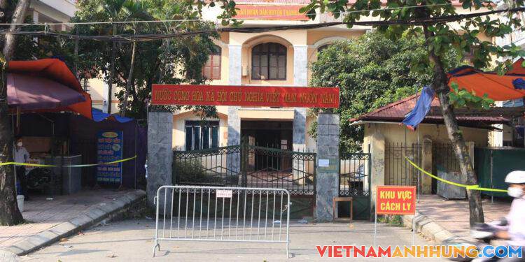 Nữ cán bộ nhiễm Covid-19, phong toả Tòa án huyện Thanh Oai