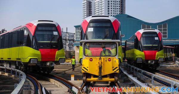 Cận cảnh 10 đoàn tàu về dự án, tuyến Metro Nhổn – ga Hà Nội sẵn sàng chạy thử nghiệm