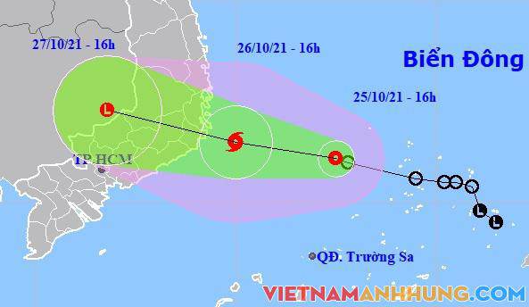 Áp thấp gây mưa diện rộng từ ngày mai