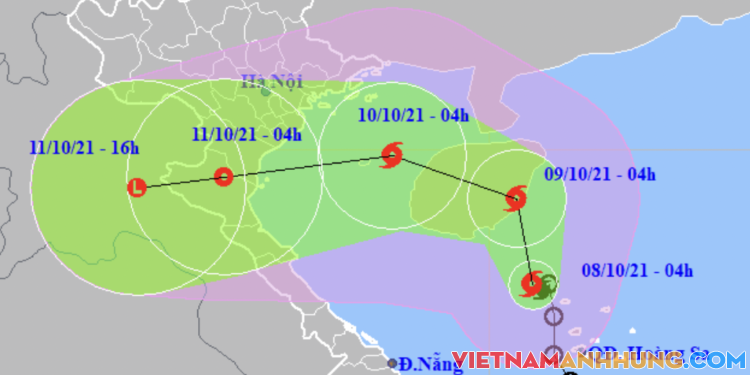 Áp thấp nhiệt đới mạnh lên thành bão