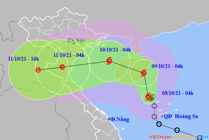 Áp thấp nhiệt đới mạnh lên thành bão