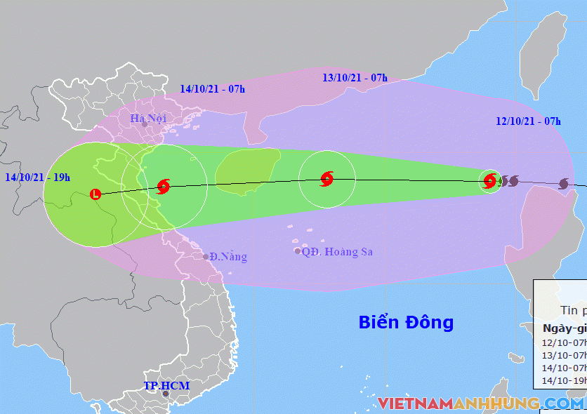 Bão Kompasu mạnh cấp 11, di chuyển nhanh