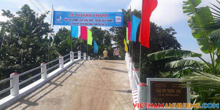 Bốn cây cầu Hy vọng khánh thành tại Cần Thơ