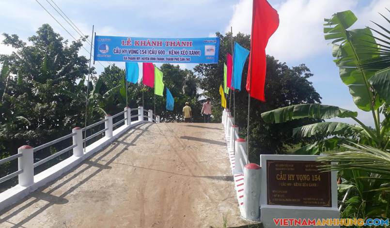 Bốn cây cầu Hy vọng khánh thành tại Cần Thơ