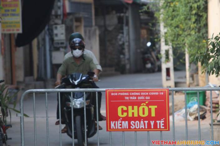 Cách ly trụ sở tòa án huyện Quốc Oai