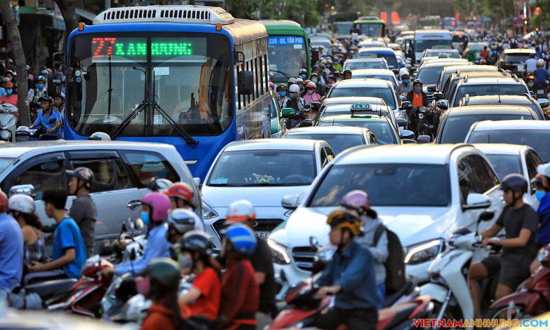 Đề xuất lập dự án thu phí ôtô vào trung tâm TP HCM