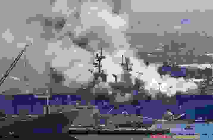 Kết luận nguyên nhân vụ cháy tàu chiến 2 tỉ USD của hải quân Mỹ