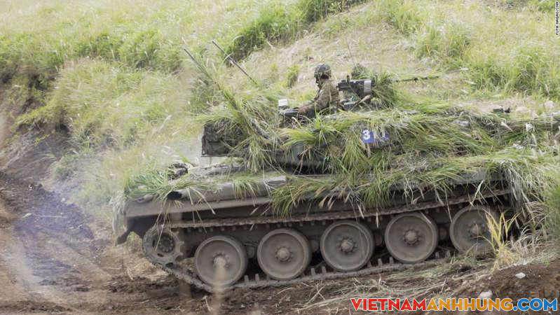 Lực lượng phòng vệ mặt đất Nhật Bản tập trận lần đầu trong gần 30 năm