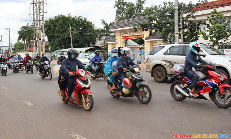 Người dân Tây Nguyên trở lại Đông Nam Bộ tăng cao