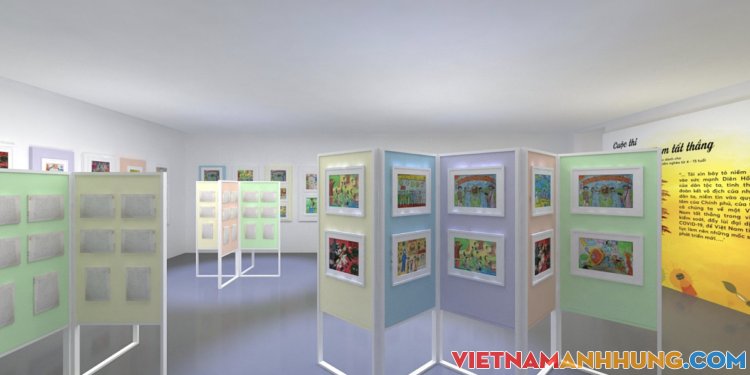 Triển lãm 250 tác phẩm ‘Vì một Việt Nam tất thắng’