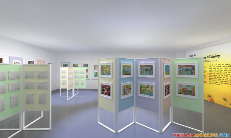 Triển lãm 250 tác phẩm ‘Vì một Việt Nam tất thắng’