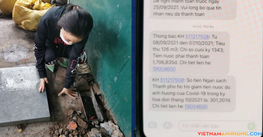 Chủ quán cắt tóc nghỉ dịch 2 tháng nhận hoá đơn tiền nước hơn 2 triệu đồng