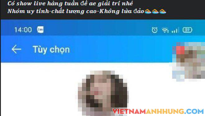 Dụ dỗ trẻ vị thành niên hoạt động khiêu dâm trên mạng xã hội