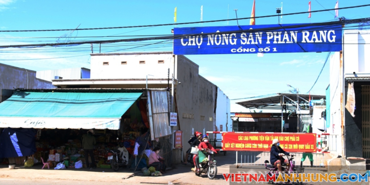 Tạm đóng cửa chợ đầu mối nông sản lớn nhất tỉnh vì xuất hiện ổ dịch Covid-19