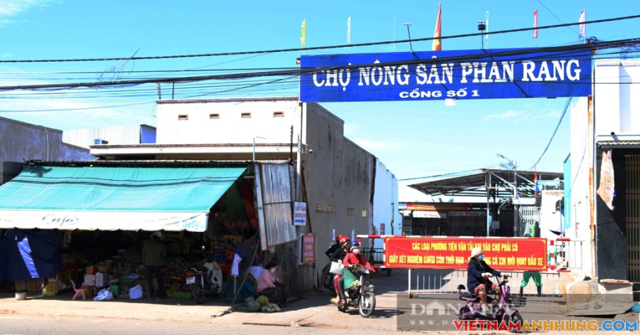 Tạm đóng cửa chợ đầu mối nông sản lớn nhất tỉnh vì xuất hiện ổ dịch Covid-19