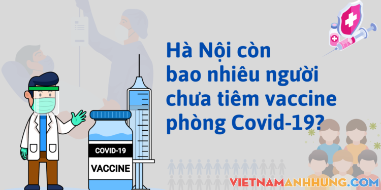 Hà Nội còn bao nhiêu người chưa tiêm vaccine phòng Covid-19?
