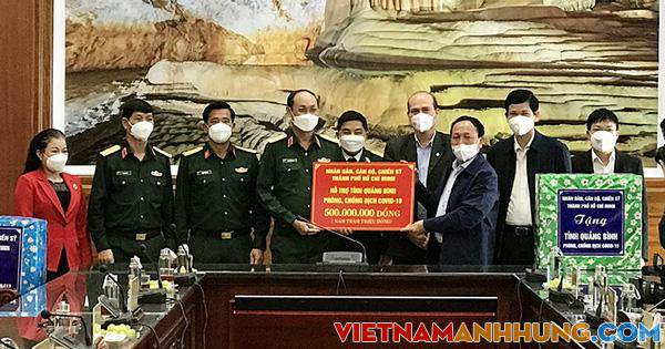 TP HCM hỗ trợ 700 triệu đồng cho Quảng Bình phòng chống dịch Covid-19