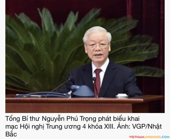 Khai mạc Hội nghị Trung ương 4 khóa XIII