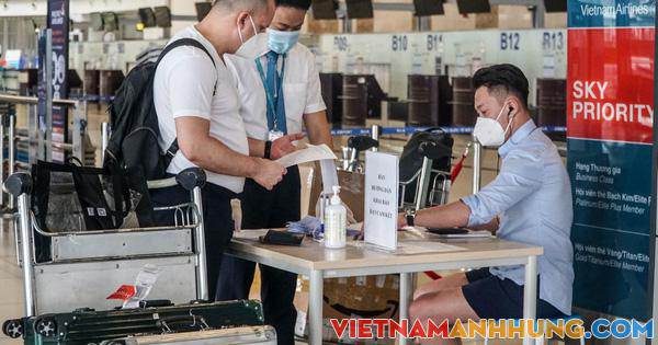 Không phải khai Bản cam kết phòng, chống dịch Covid-19 khi đi tàu, máy bay