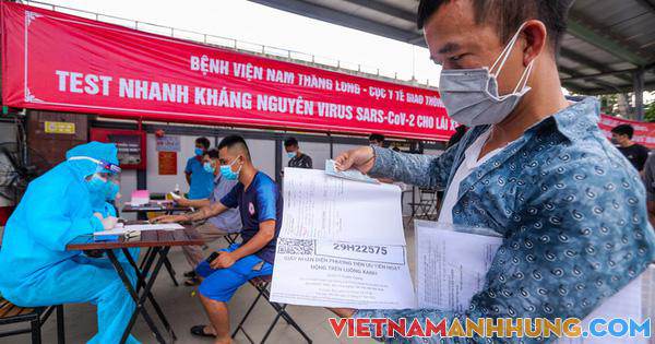 Bộ Y tế: Không chỉ định xét nghiệm đối với việc đi lại của người dân