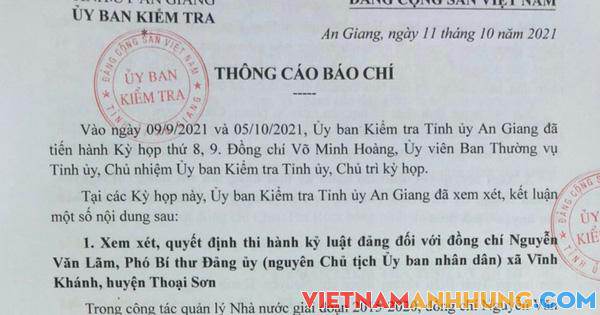 Để cấp dưới ăn nhậu tại trụ sở xã, 1 lãnh đạo huyện bị cảnh cáo