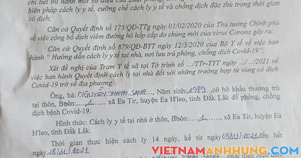 Đi lại trong tỉnh vẫn bị cách ly 14 ngày!