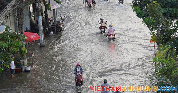 Khu trung tâm cũng ngập, dân mong dự án ngăn triều