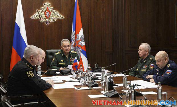 Bộ trưởng Quốc phòng Nga-Trung họp trực tuyến
