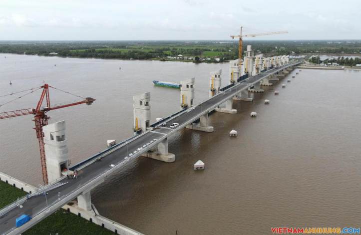 Cống ngăn mặn lớn nhất miền Tây sắp hoàn thành