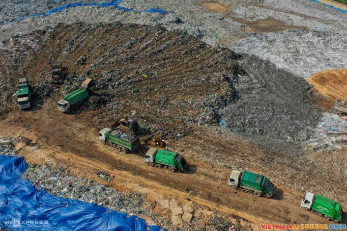 Hà Nội nâng công suất bãi rác Nam Sơn