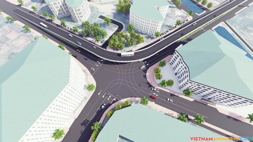 Hà Nội xây cầu vượt nút giao Chùa Bộc