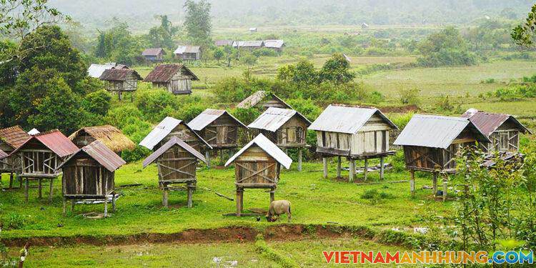 Kho thóc của người đồng bào Tây Nguyên