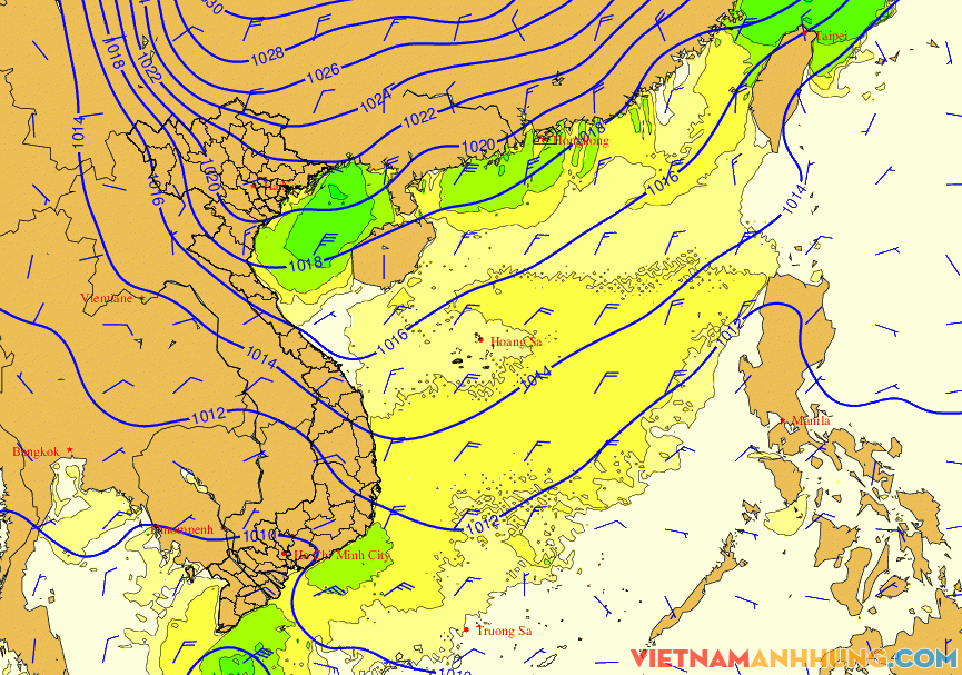 Không khí lạnh tràn về, miền Trung mưa lớn