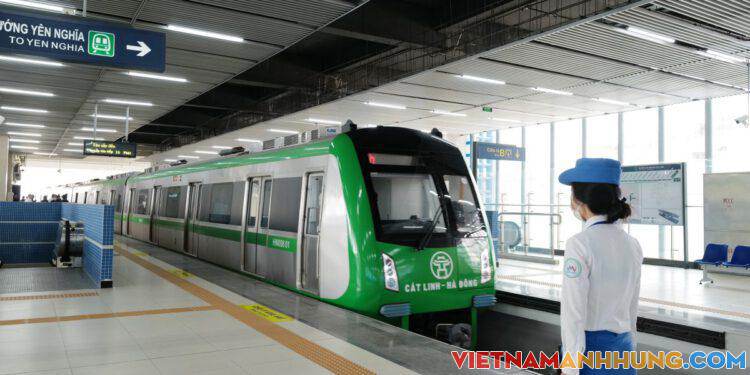 Tàu điện Cát Linh – Hà Đông vận hành