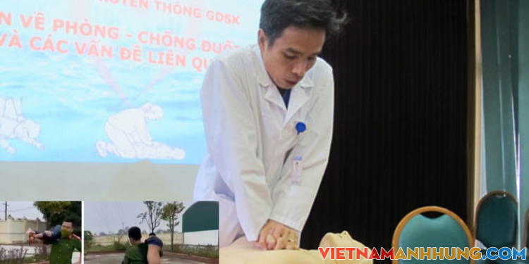 Sơ cứu người đuối nước bằng cách vác lên vai có chuẩn? Thế nào là cách sơ cứu người đuối nước đúng?