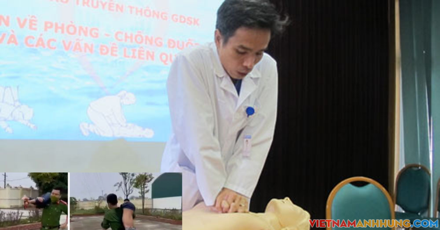 Sơ cứu người đuối nước bằng cách vác lên vai có chuẩn? Thế nào là cách sơ cứu người đuối nước đúng?