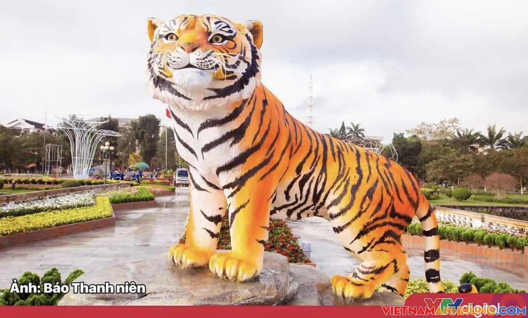 Linh vật Hổ Nhâm Dần của Quảng Trị khiến dân mạng mê tít