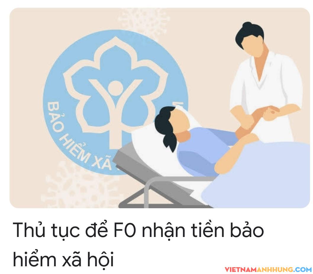 Thủ tục để F0 nhận tiền bảo hiểm xã hội