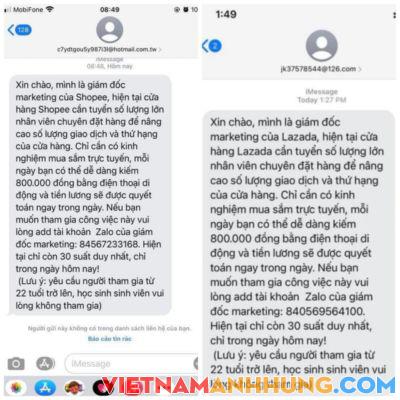 Cảnh báo giả mạo tuyển dụng sàn thương mại điện tử