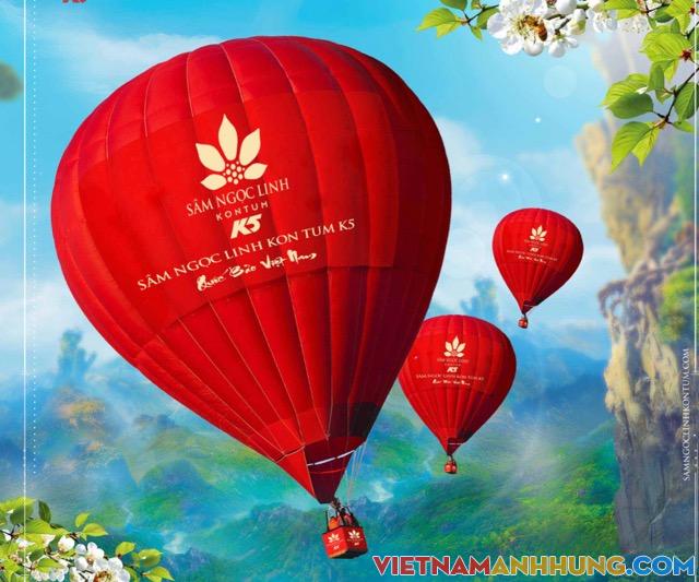 Sâm Ngọc Linh Kon Tum K5 và Lễ hội khinh khí cầu tổ chức lần đầu