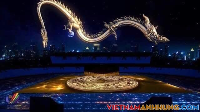 TRÌNH DIỄN RỒNG BAY LƯỢN TẠI LỄ KHAI MẠC SEA GAMES 31 TỐI NAY