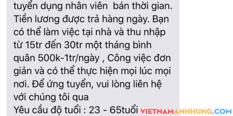 Vạch trần sự thật chiêu mời làm việc online, dễ dàng kiếm 500 ngàn -1 triệu đồng/ngày trên Potato