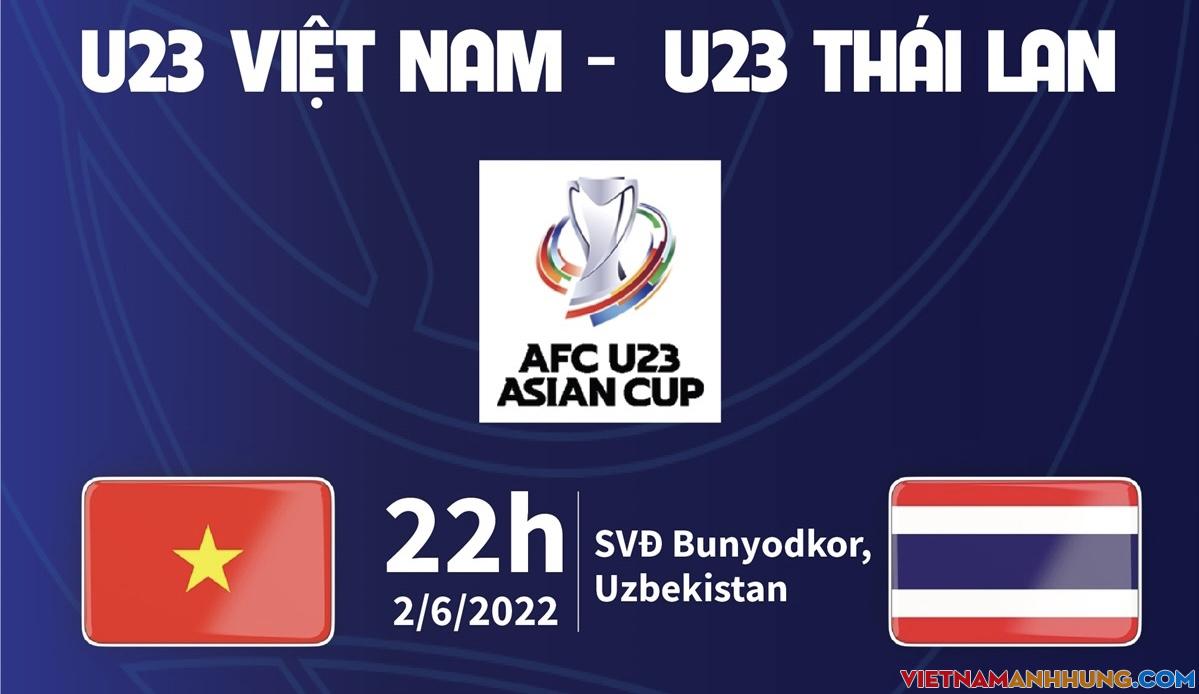 U23 VIỆT NAM GẶP LẠI THÁI LAN TẠI TRẬN MỞ MÀN U23 CHÂU Á