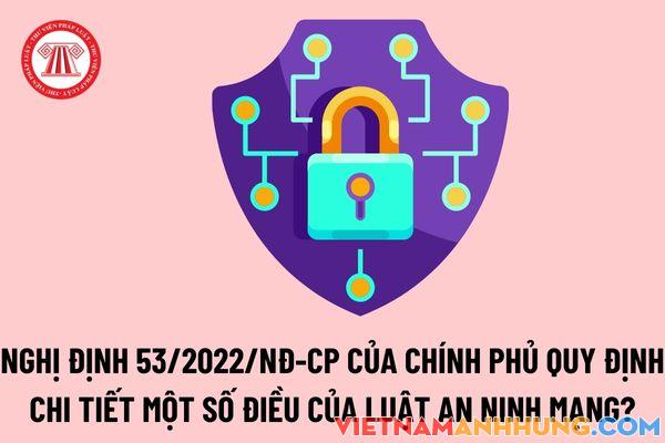 Nghị định 53 của Chính phủ quy định chi tiết Luật An ninh mạng sẽ có hiệu lực từ 01/10/2022