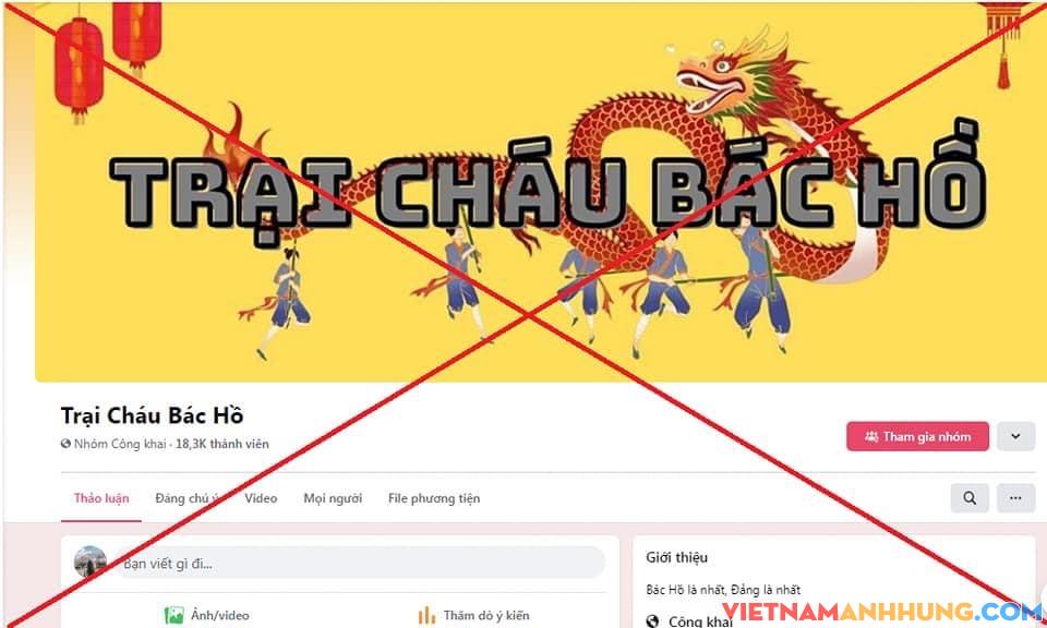 Cảnh giác trước âm mưu, thủ đoạn chống phá của nhóm “Trại Cháu Bác Hồ”