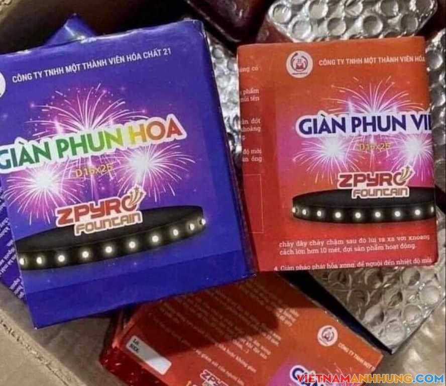 THẬN TRỌNG KHI MUA PHÁO HOA Z121 TRÊN MẠNG XÃ HỘI